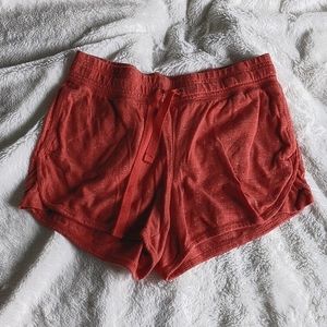 Orange lounge shorts